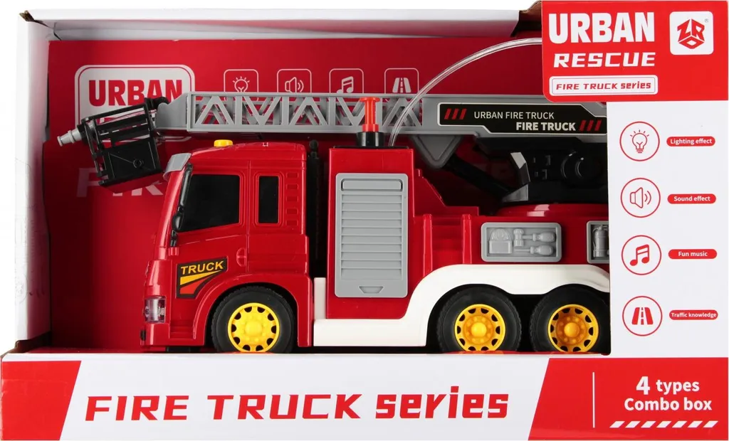 Camion des pompiers Mega Creative incassable pour jeux d'enfants actifs