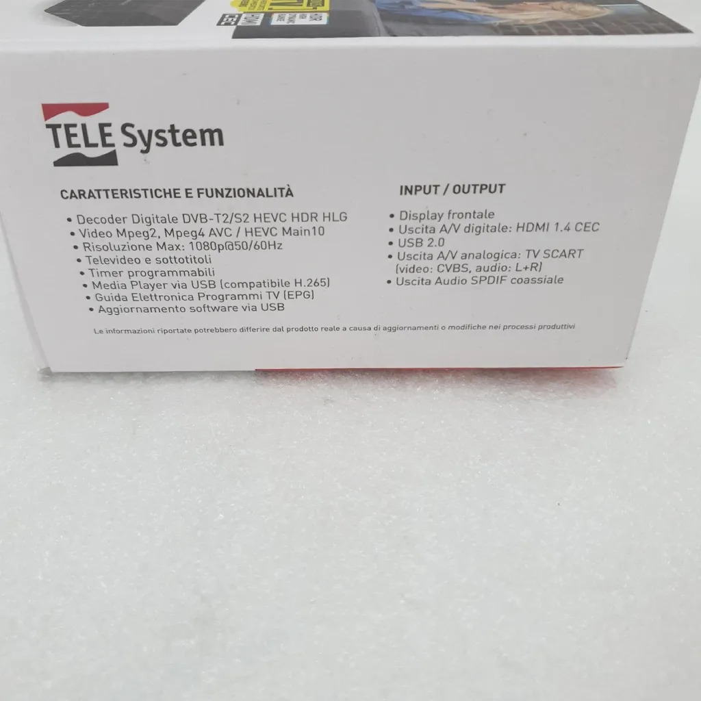 TELE System TS4020 Décodeur Satellite et Terrestre Full HD Noir - 3