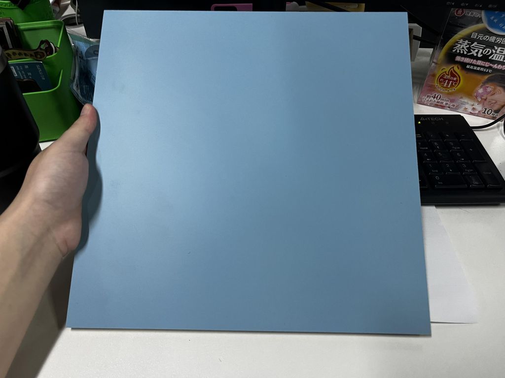 8 Stück 3mm 30x30cm Farbloses Sperrholz für Modellbau, Lasergravur, Hellblau