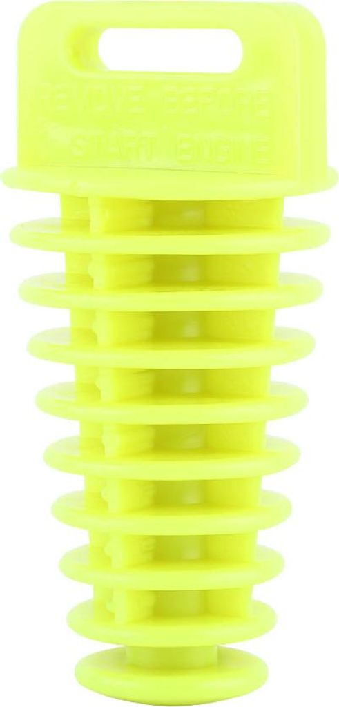 Motorrad Dirtbike 2 4 Strich Schalldämpfer Rohrrohr Auspuff Schalldämpfer Waschstopfen Limette gelbgelb