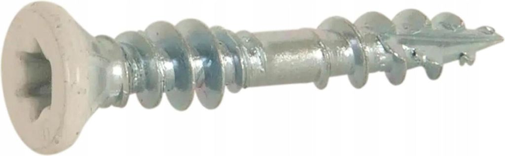 ESSVE Holzschrauben für Möbel Korpus und Innenausbau 4,2 x 28 mm Weiß 250 St.
