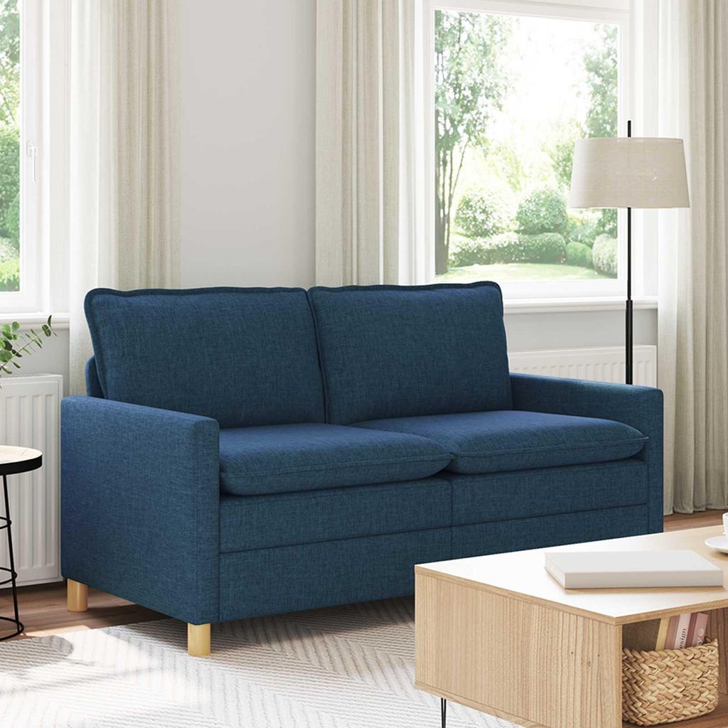 Möbel Sofa Blau StoffKlassische Sofas - Klassische Sofas c7031