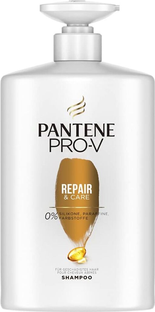 Pantene, Pro-V XXL, Repair &/ Care, Shampoo für geschädigtes Haar, 1l
