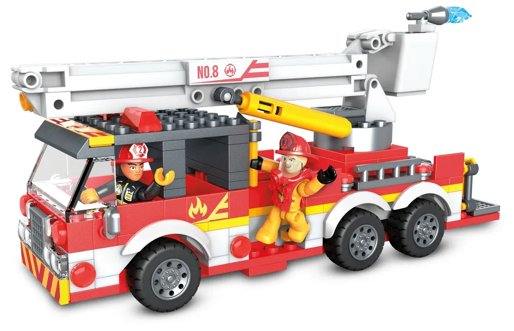 Jouet de Construction Camion de Pompiers Mega Construx avec Accessoires - 5