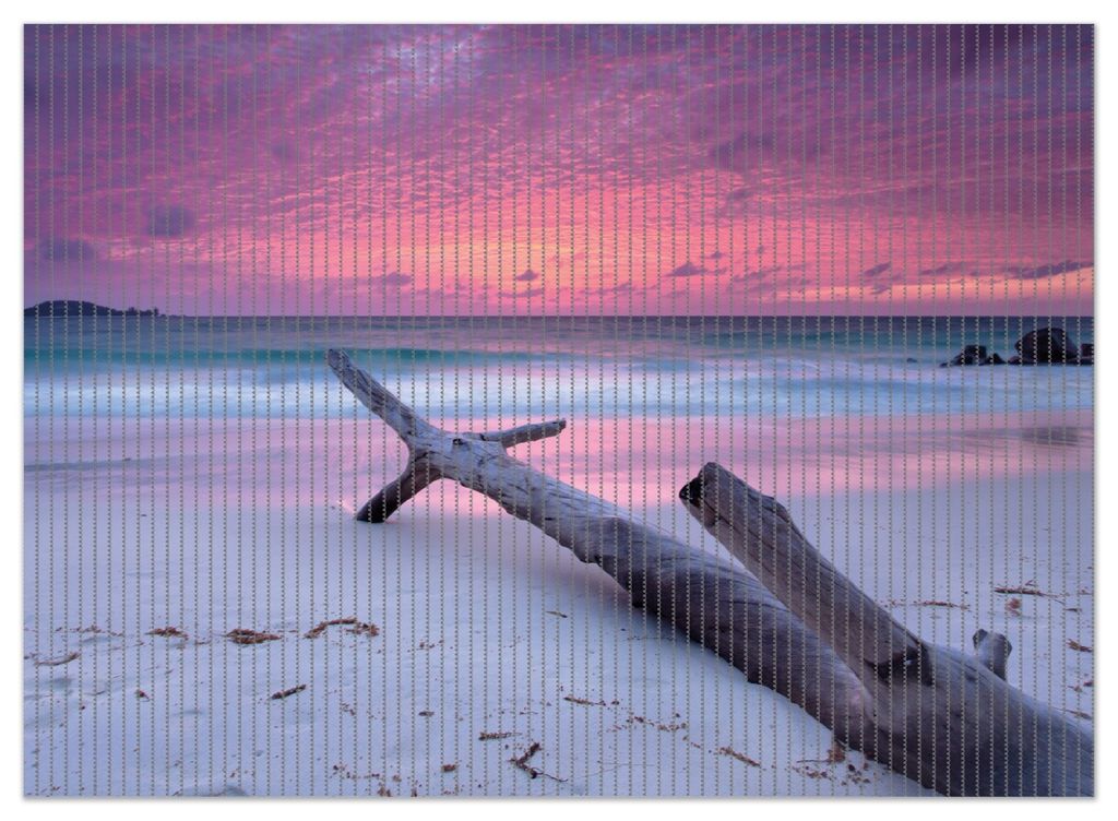 Wallario Duschmatte Antirutschmatte Badmatte Fußmatte Abendhimmel bei Sonnenuntergang, Größe ca. 90 x 65 cm