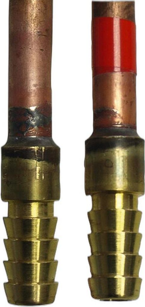 Reimo Messing Einhebelmischer CHARISMA mit Wasserhahn - 10 mm Kupferrohranschluss
