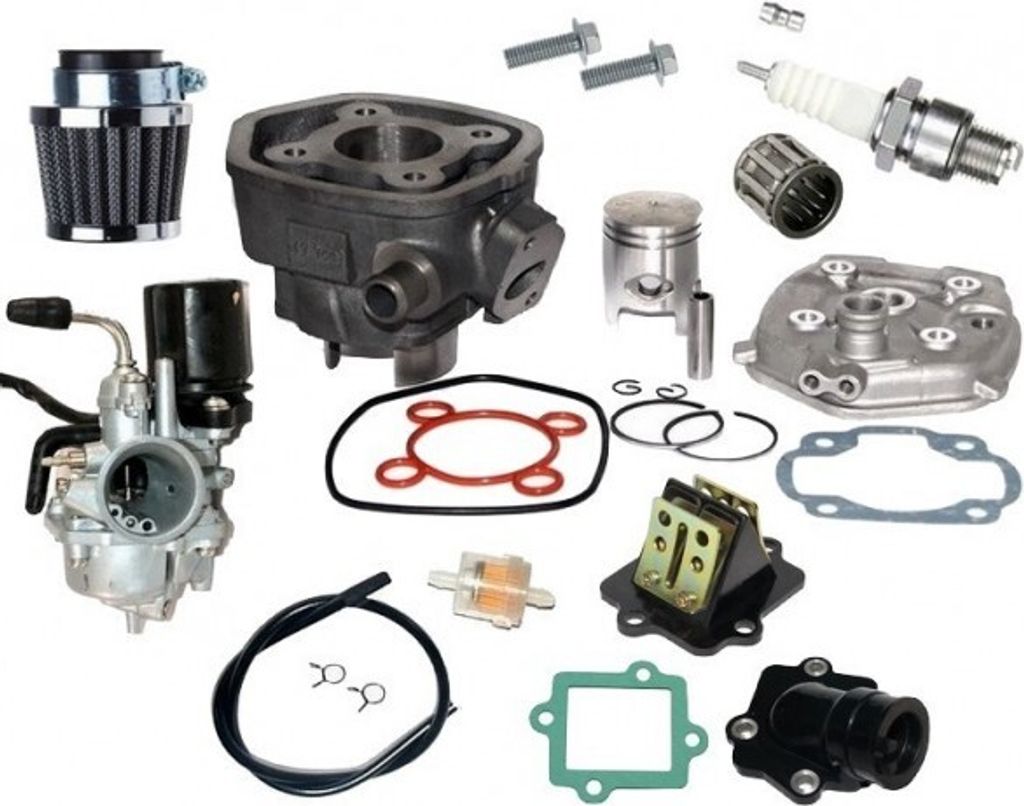 50ccm Zylinder KIT VERGASER MEMBRANBLOCK Set für MOTOWELL Magnet RS 50 2T LC Zylinderkit Zylinderkit