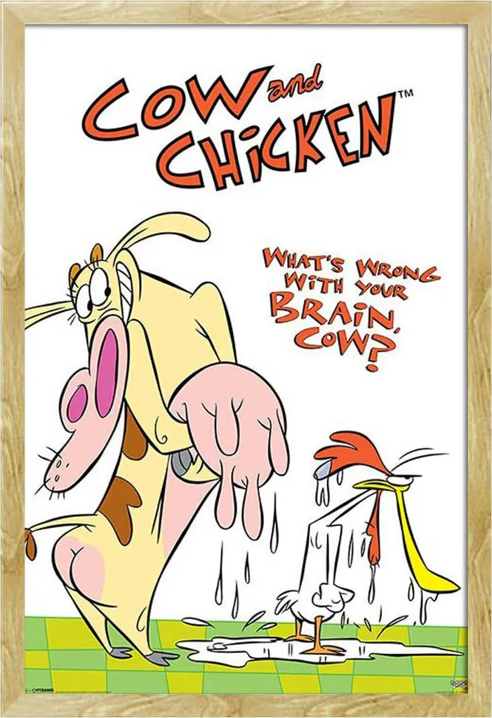 Affiche Humour What's Wrong With Your Brain pour Salon ou Bureau