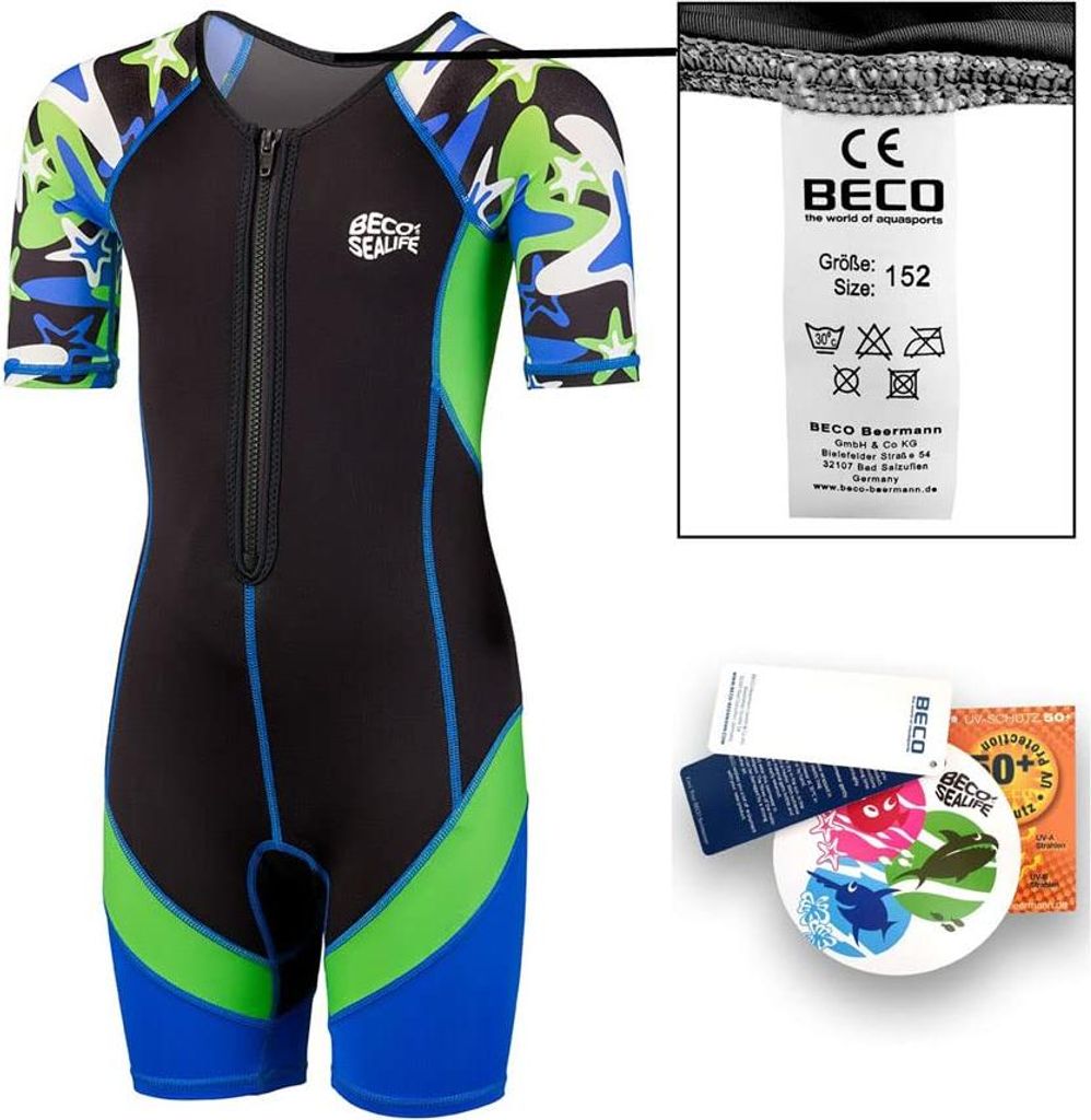 Beco Jungen Badeanzug-5806 Badeanzug, Blau, 152 EU