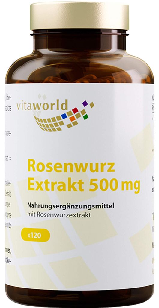 Ekstrakt z korzenia róży 500mg, 120 kapsułek Zdjęcie produktu 