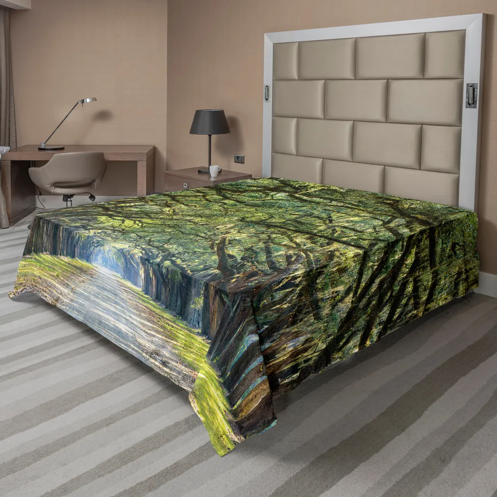 Drap plat pour lit décoratif Nature et Trekking - Ambiance Zen 266x260