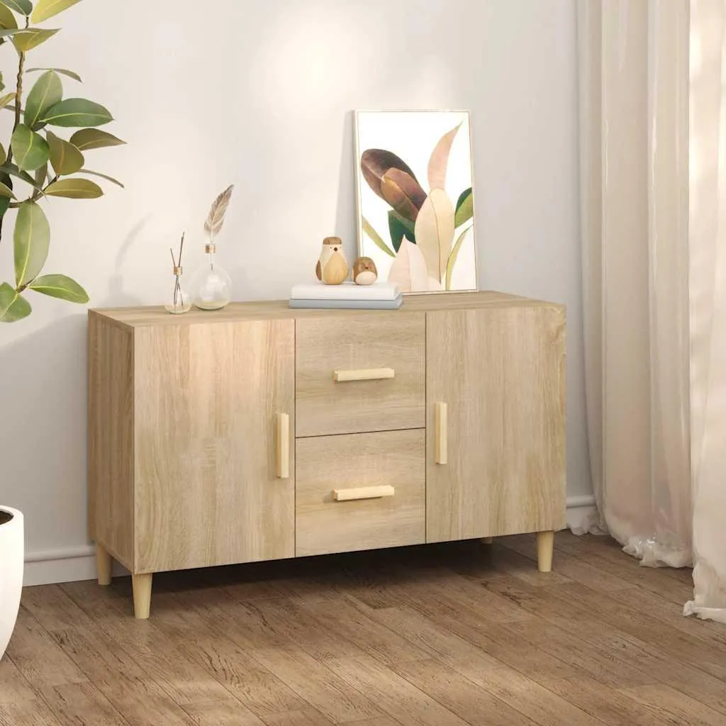 Credenza vidaXL Rovere Sonoma 100x36x60 cm - Alta Qualità e Prezzo