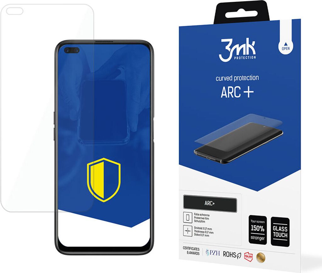3mk Display Schutzfolie ARC+ fr Realme 6 Pro 0,17mm Self-Heal