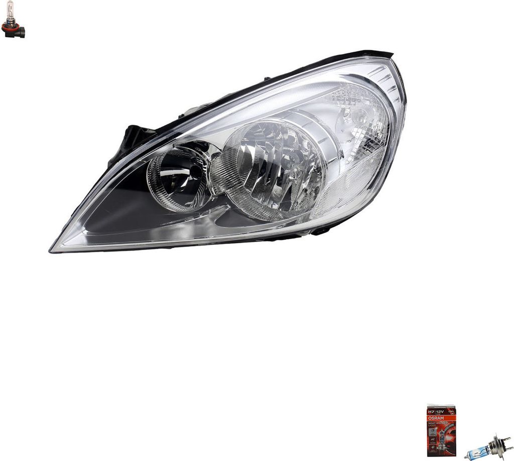 Johns, Scheinwerfer + Osram Night Breaker Laser passend für Volvo S60 V60 Links 31299994