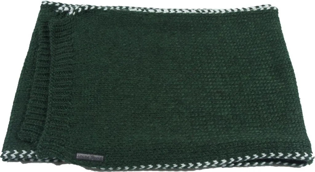 Foulard Armani Jeans U6470W8 Vert : Style et Protection Anti-Froid