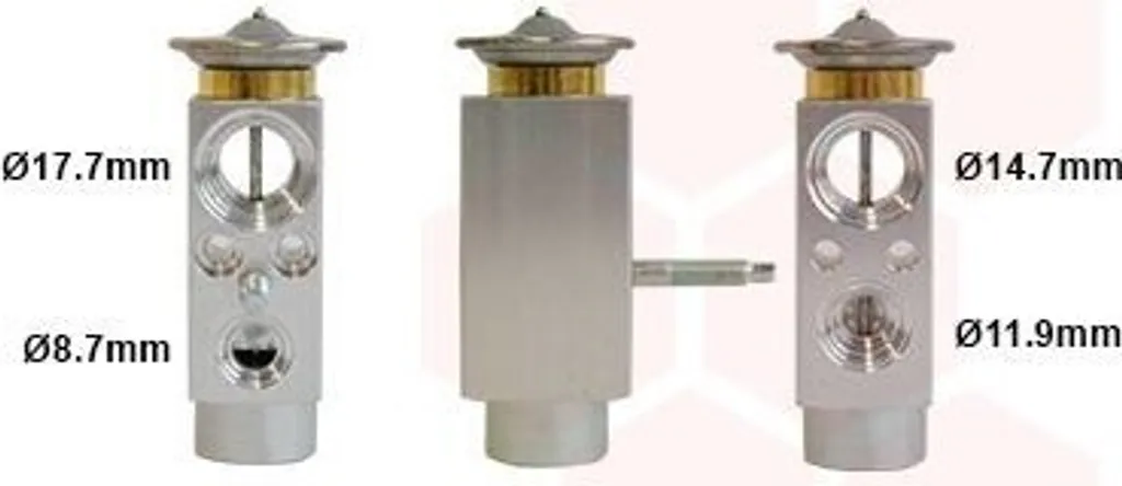 Soupape d'Expansion AC VAN Wezel 37001580 en Aluminium Robuste et Durable