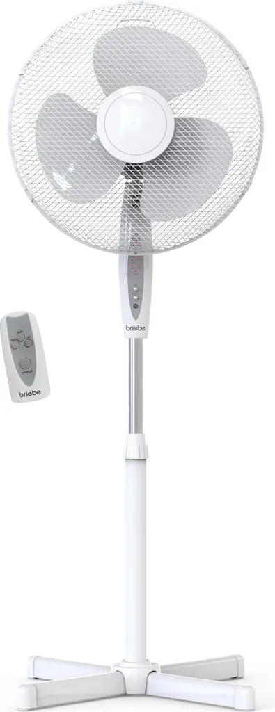 Ventilateur de pied silencieux avec télécommande et minuterie programmable
