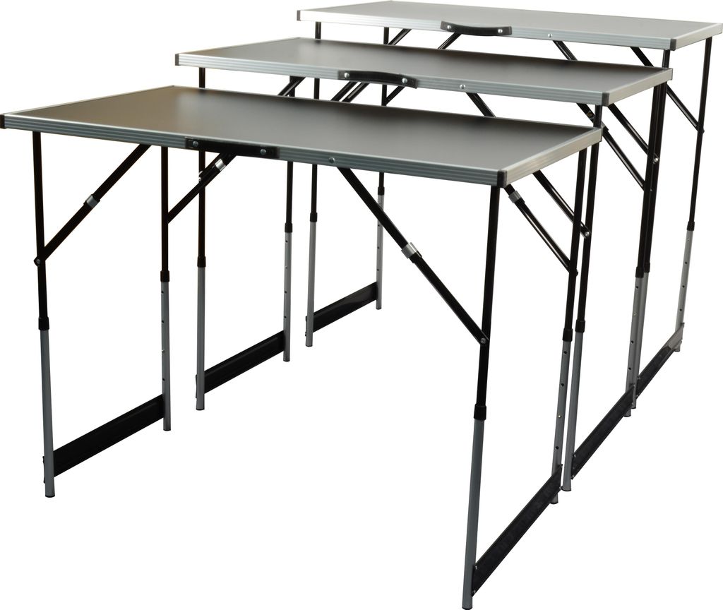 Brüder Mannesmann 3-tlg. Klapptisch-Set Multifunktional Produktbild 