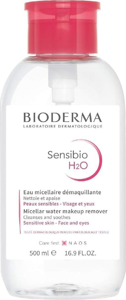 Bioderma Sensibio H2O, Frauen, 500 ml, Empflindliche Haut, Produktbild 