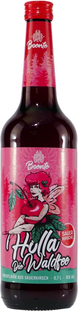Boentes Holla die Waldfee Sauerkirsch Likör und Wodka | 15 Produktbild 