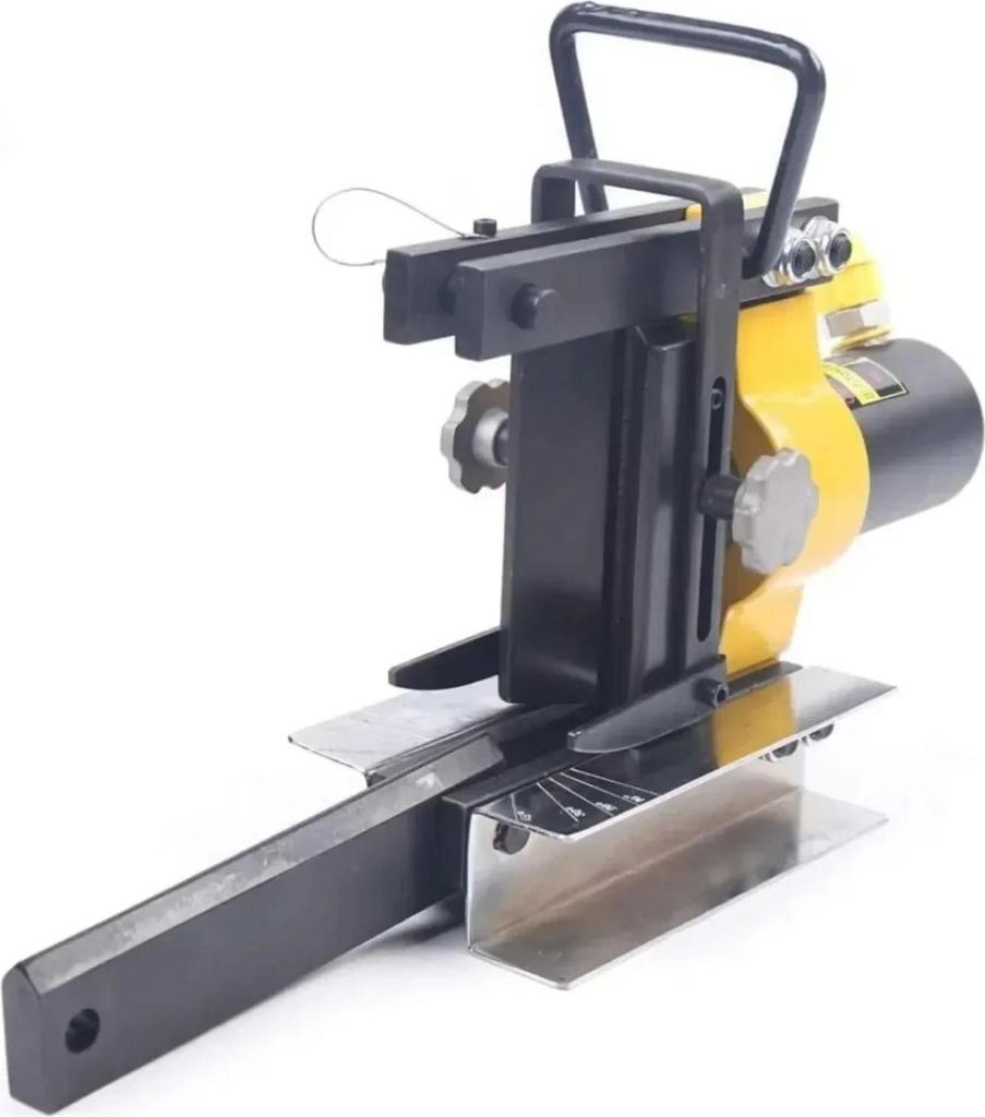 Hydraulische Biegemaschine - Sammelschienen- & Rohrbieger - 16 t Kapazität - Tragbar - Winkelskala - Stahlkonstruktion - Gelb
