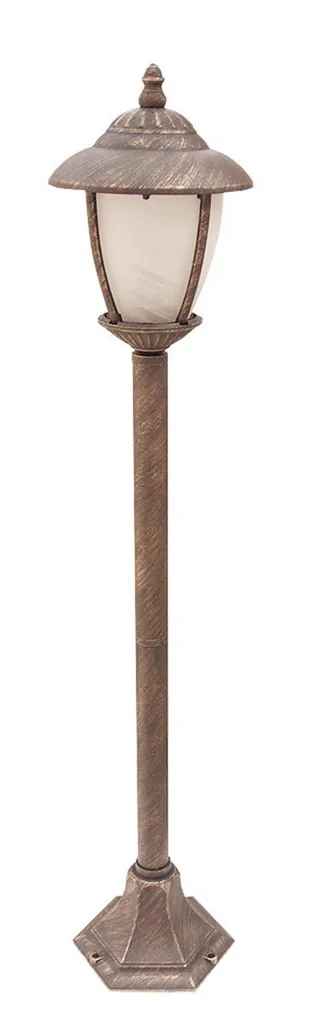 Lampadaire de Jardin Classique Madrid Doré E27 IP44 Diamètre 20cm 8480