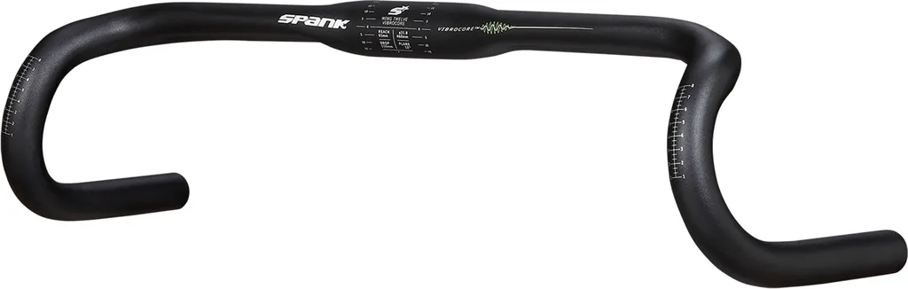 Cintre Gravel Spank Wing 12 Vibrocore noir 440mm avec Flare de 12°
