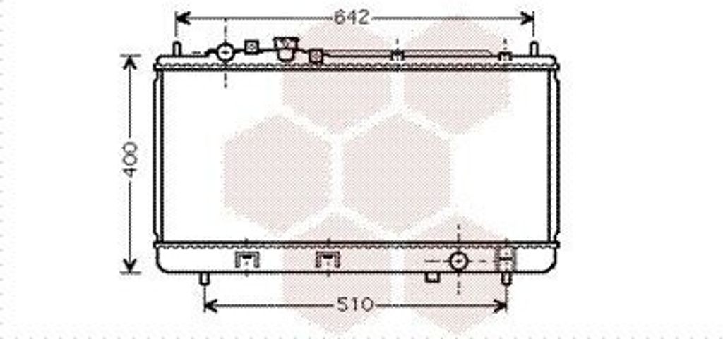 VAN WEZEL 27002176 - OE ZL33 15 200 Kühler, Motorkühlung für 323 (BJ)