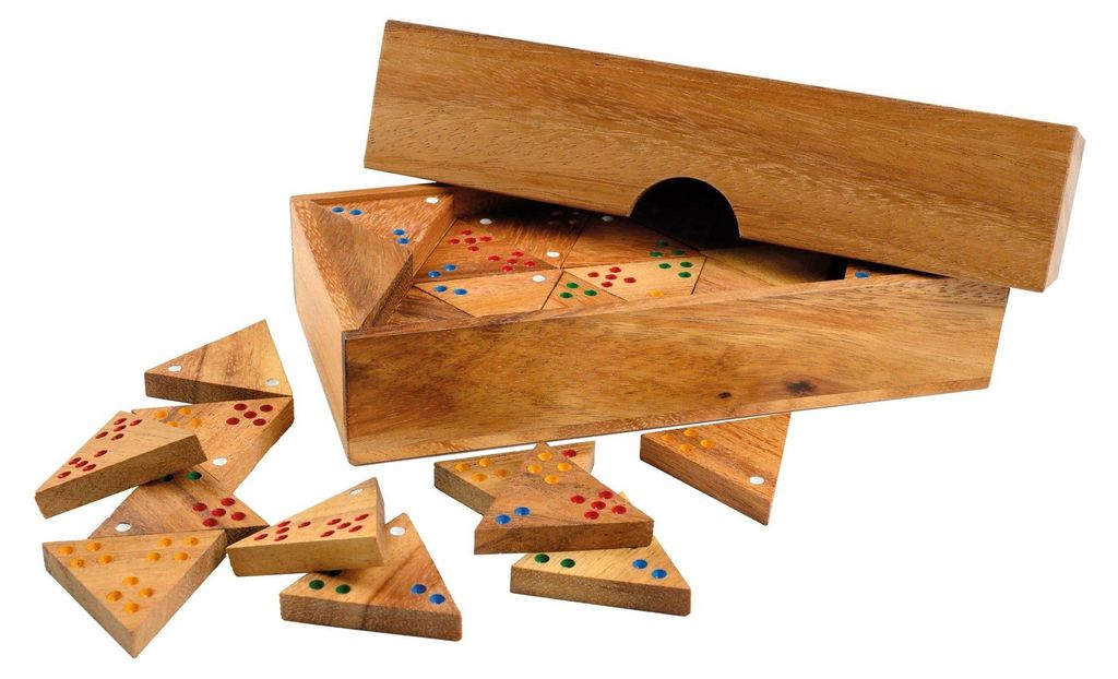 Philos 3618 - Domino triangulaire, bois Image du produit 