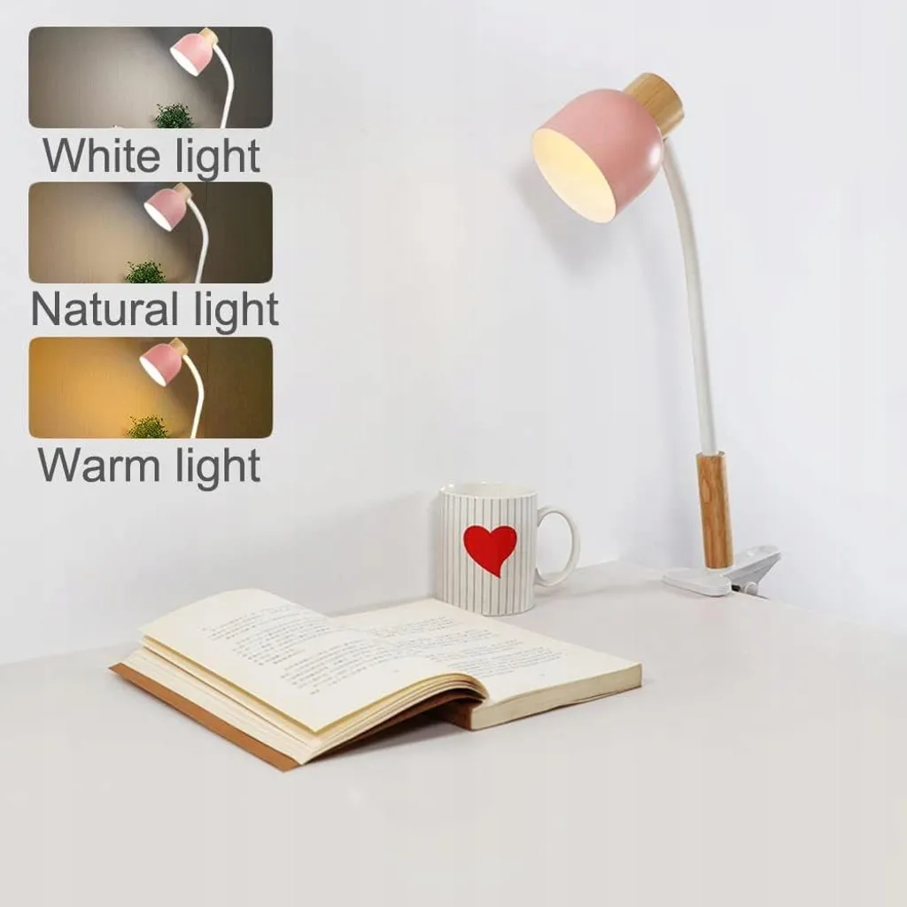Lampe LED rose flexible 360° LANMOU : luminosité variable et anti-fatigue
