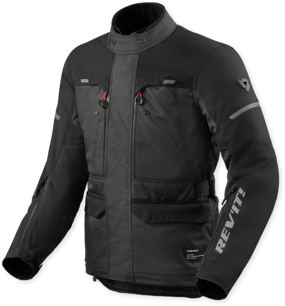 Revit Outback 5 H2O wasserdichte Motorrad Textiljacke, anthrazit/schwarz, M
