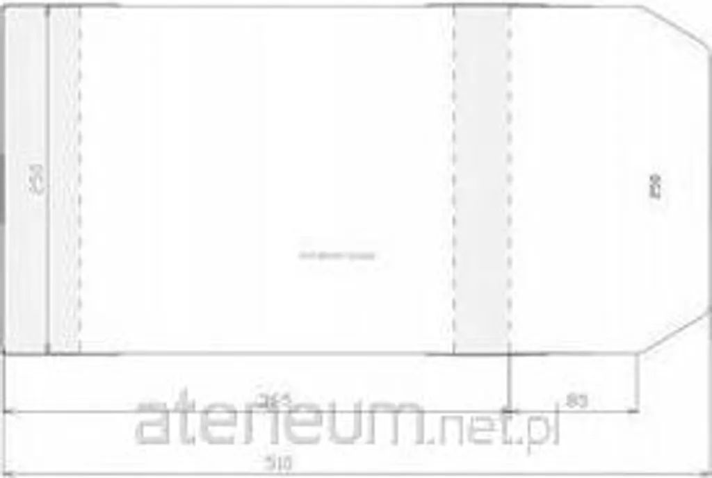 Lot de 50 couvercles ajustables 250x450mm pour stockage logistique