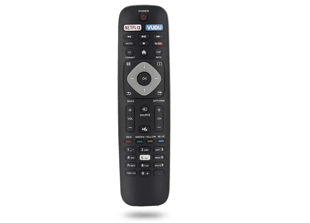 Telecomando Philips NH500UP Originale con Tasti Netflix e Vudu