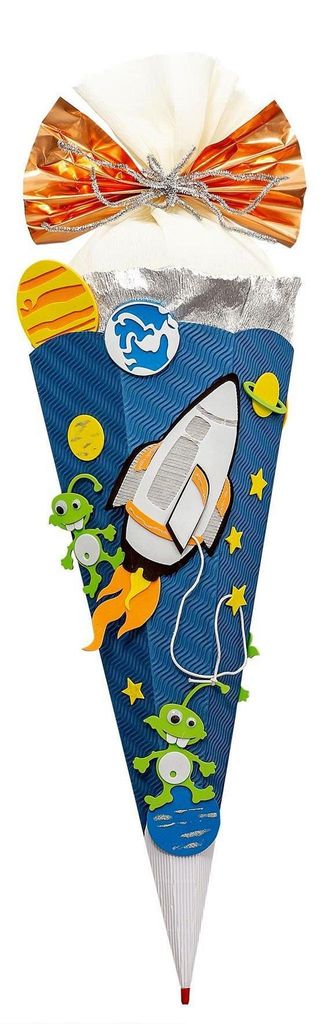 ROTH Schultüten-Bastelset Space Raumschiff 68 cm, 6-eckig Produktbild 