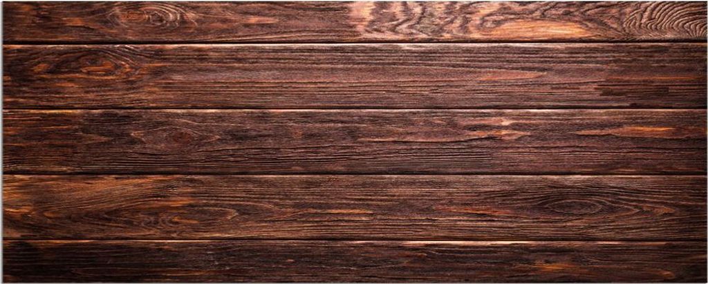 Küchenläufer Dielen Holz-Optik braun rutschfester Flur Teppich