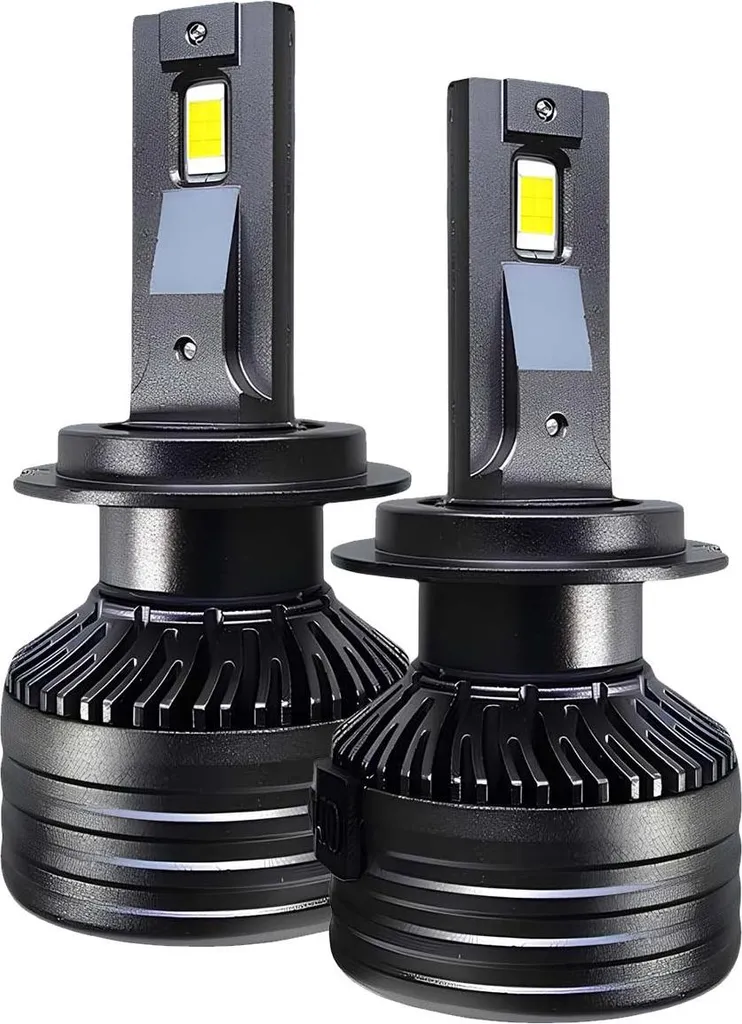 Phares LED H11 Plug & Play Avizar C11 35W Éclairage Puissant Noir x2