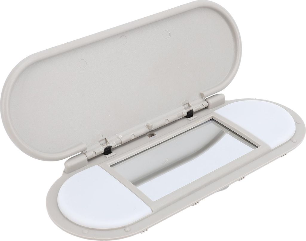 Sonnenblende Vanity Mirror Cover 51167366950 Robuste Sonnenblende Makeup Spiegel Cover für Cooper F54 F55 F56 F60 2015 bis 2022 Grau