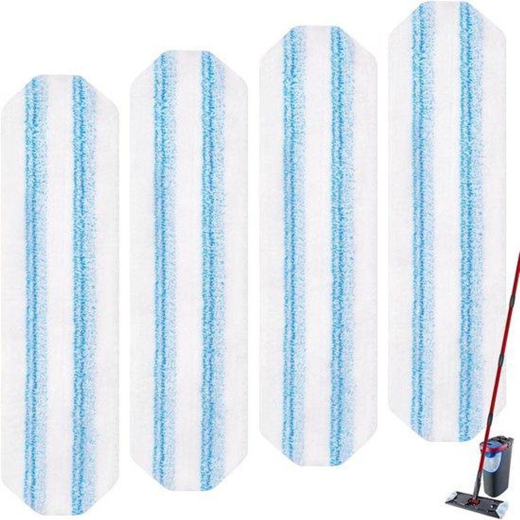 4 Stück - Mikrofaser-Wischsets, geeignet für Vileda H2PrO - Produktbild 