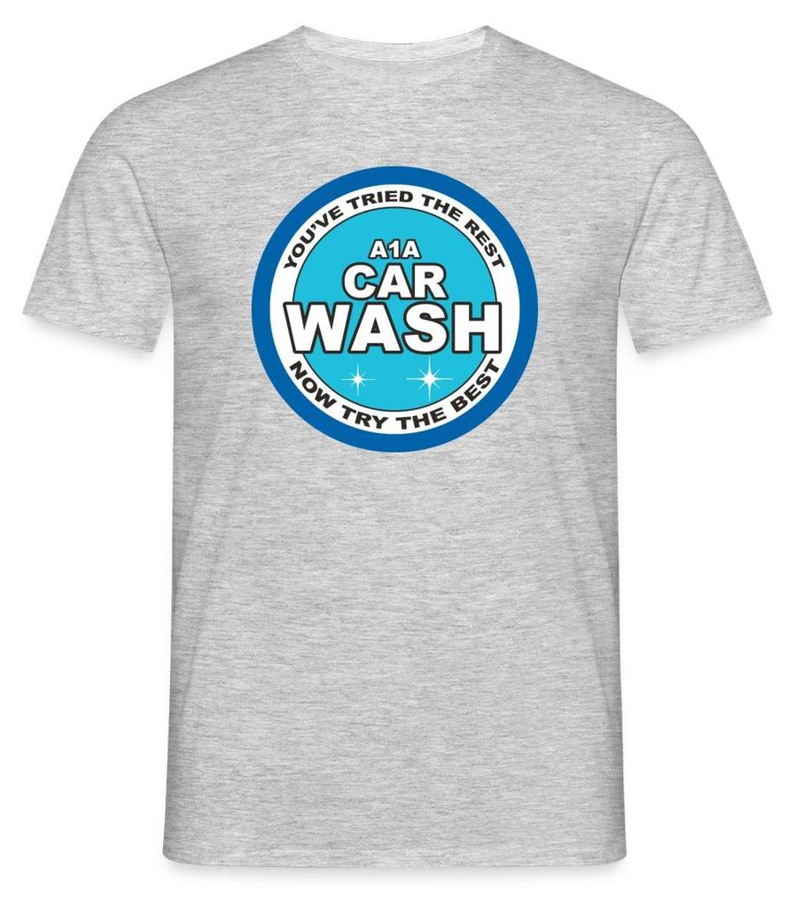 Spreadshirt Breaking Bad Car Wash Waschanlage Logo Männer T-Shirt, M, Grau meliert