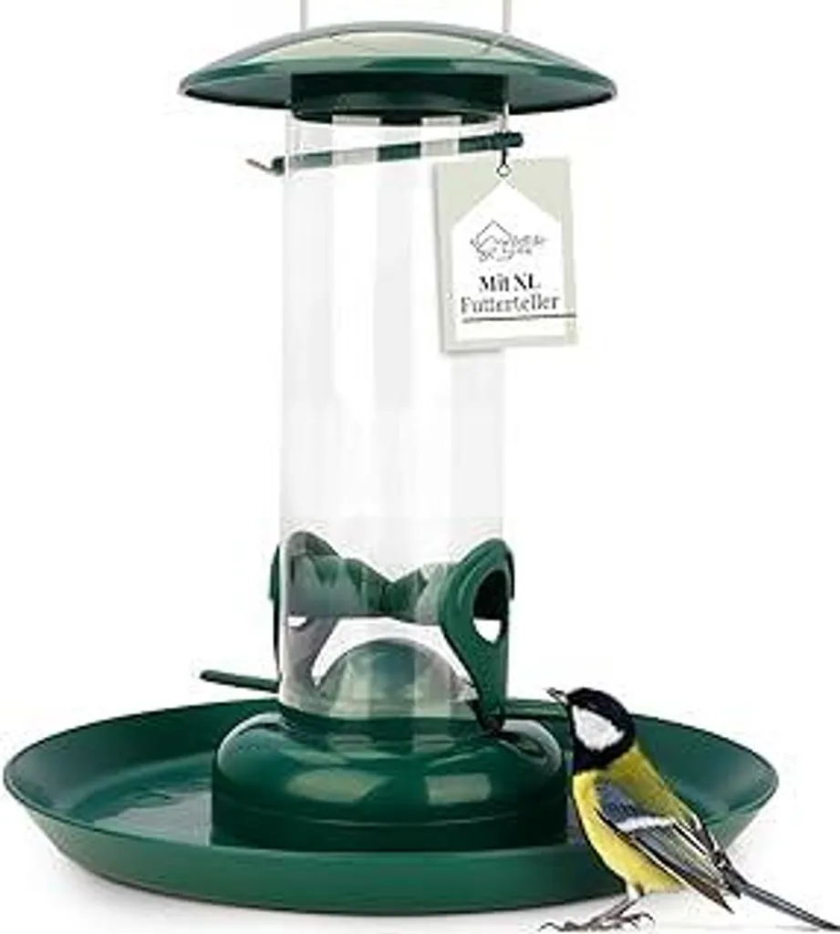 Mangiatoia Professionale Uccelli XL Verde | Giardino e Balcone