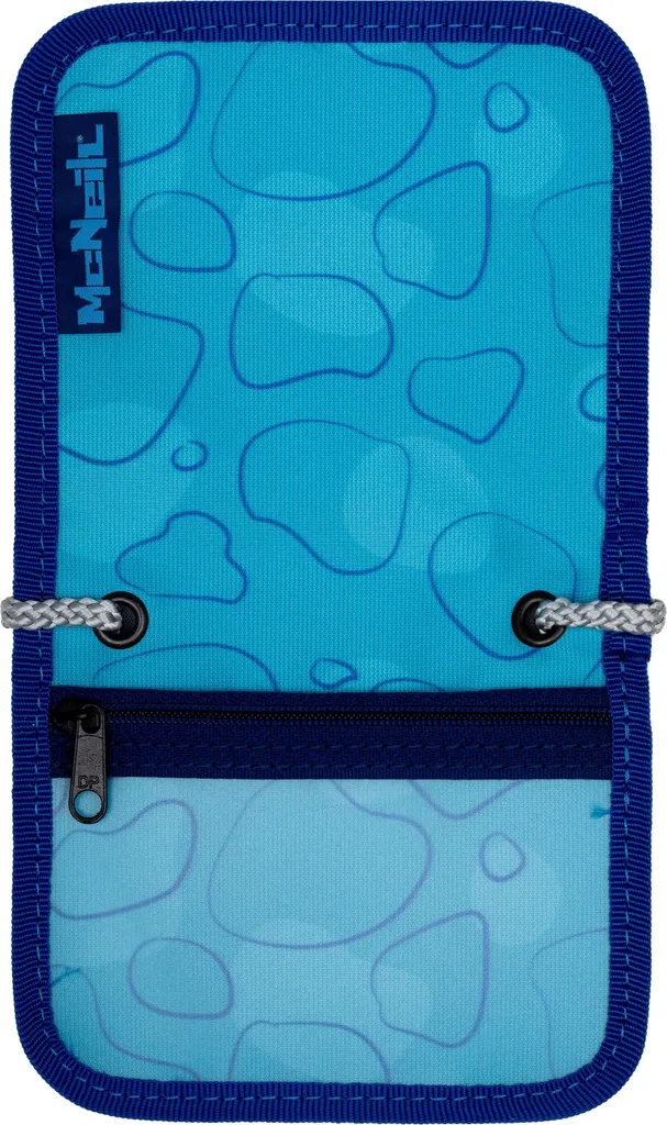Neck Pouch McNeill Bubble Celeste: Accessorio Scuola Premium - 2