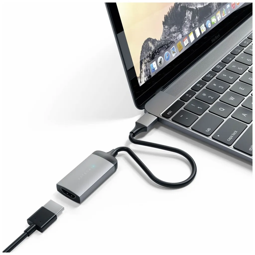 Satechi ST-TC4KHAM Adattatore USB-C HDMI 4K 60Hz Grigio | Offerta - 5