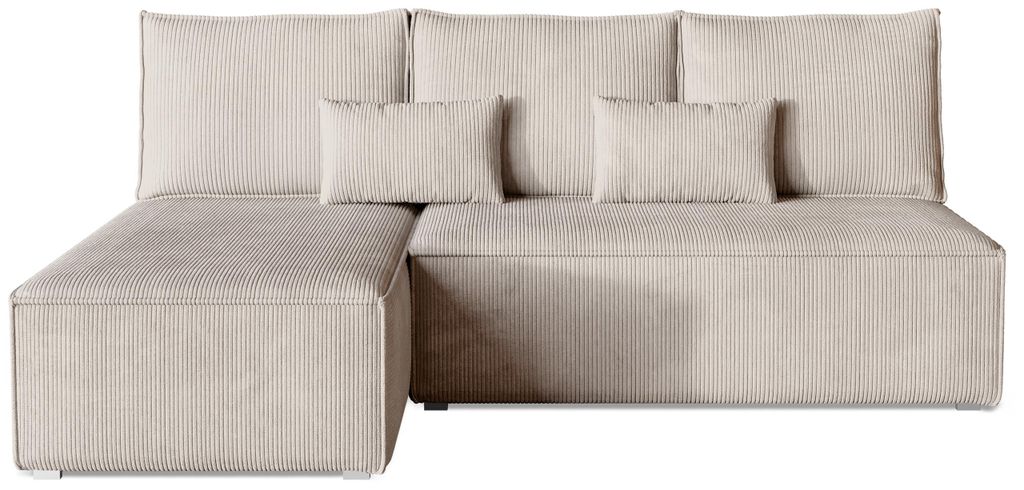 BroMARKT Ecksofa TOP SLIM Schlaffunktion Bettkasten L-Form Produktbild 