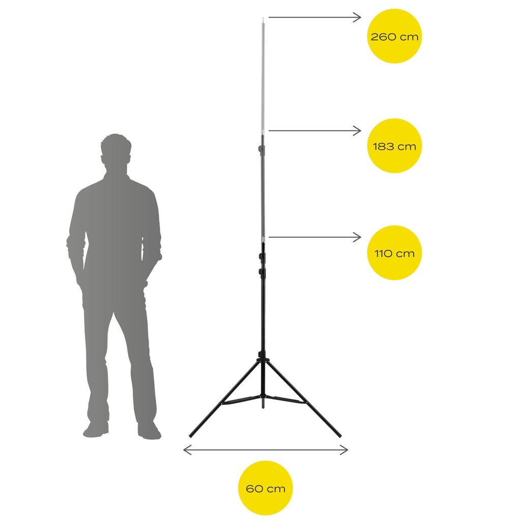 Stativ Overmax Tripod Stand 180 Lehký (0,9 kg) a stabilní Obrázek produktu 9