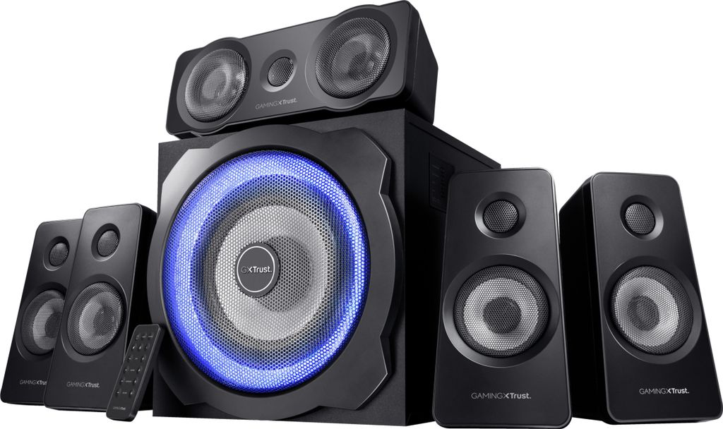 Zestaw głośników Trust GXT 658 Tytan 5.1 o mocy 90 W, Zdjęcie produktu 