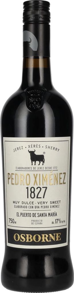 Osborne Pedro Ximénez 1827 Sherry 17% Vol. 0,75l Image du produit 