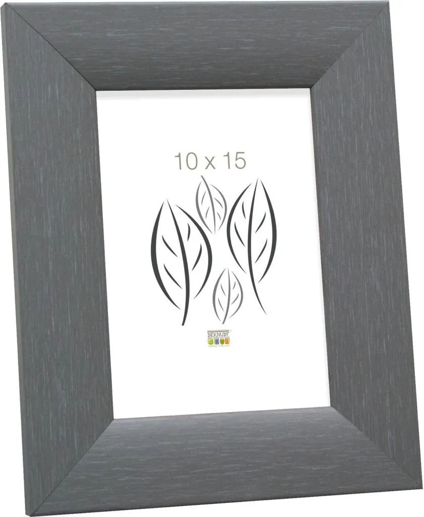 Cornice in Legno S53G Grigio 40x60 cm - Elegante Portafoto da Parete - 1