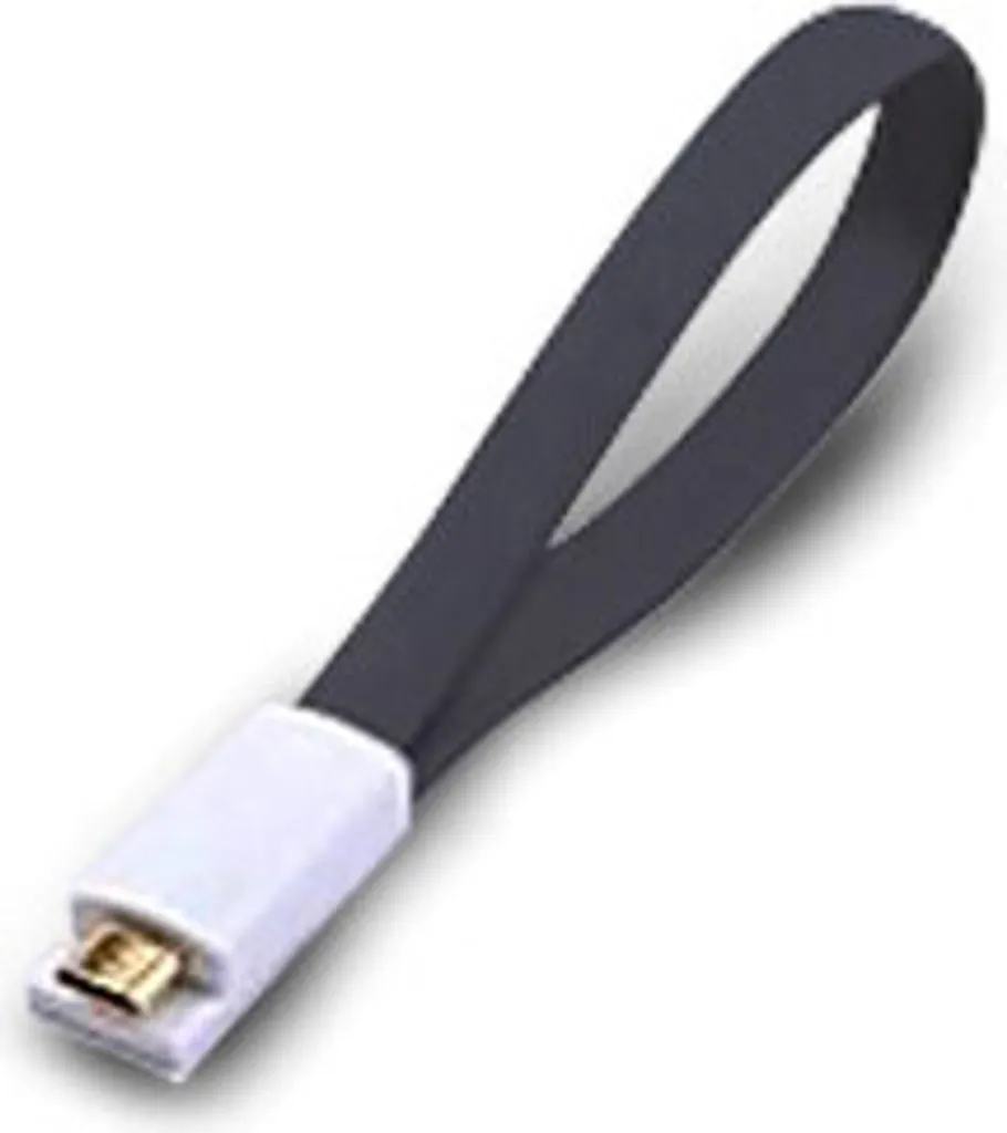 Câble de synchronisation Micro USB Atlantis Land noir de 20 cm
