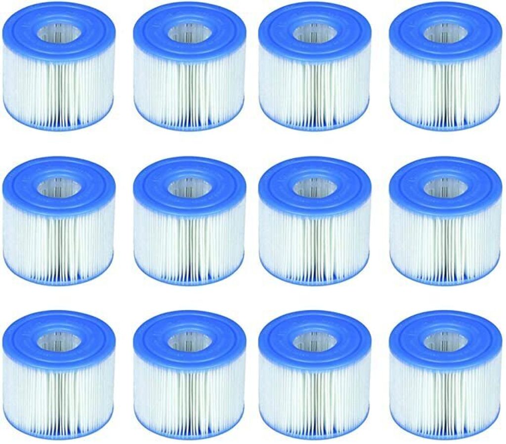 Intex 29001 Filtre S1 pour Spa 12 Pièces Image du produit 
