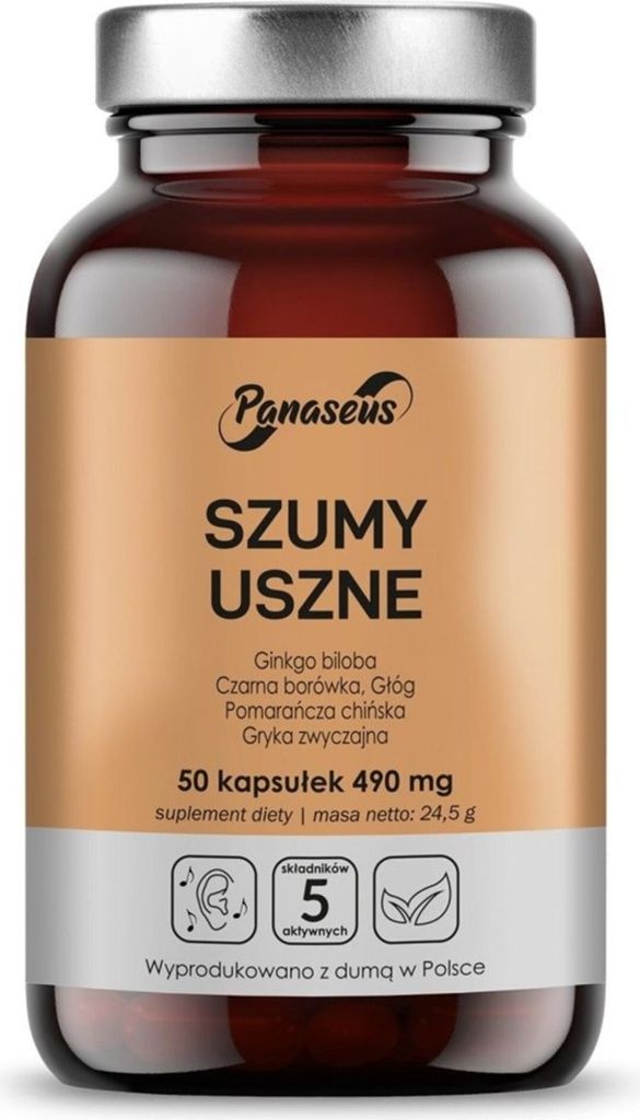 PANASEUS TINNITIAL 50 Kapseln Ginko biloba Weißdorn Produktbild 